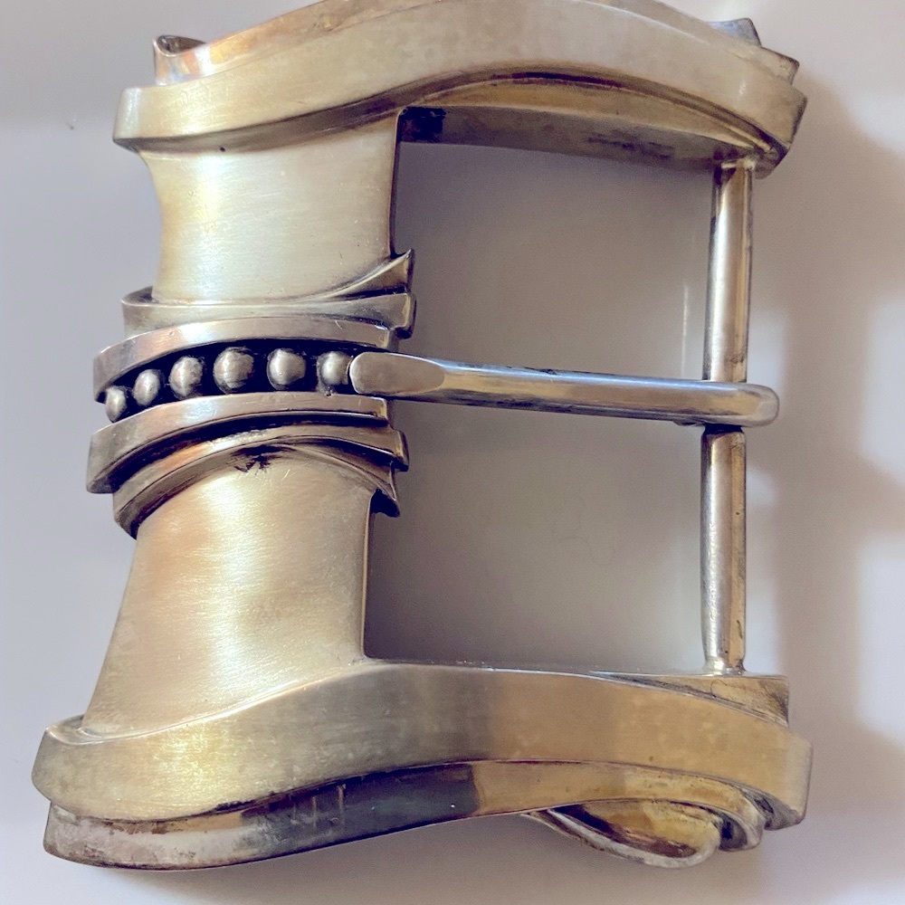 Kieselstein Cord Real Silver Belt Buckle